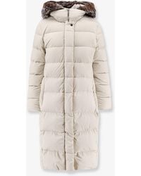 Moorer - Zagar-Kn Water-Repellent Stretch Fabric Long Down Coat - Lyst