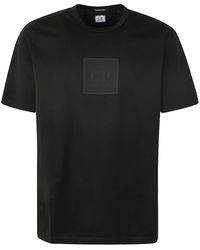 C.P. Company - Metropolis Series Mercerized Jersey Logo Badge T-Shirt - Lyst