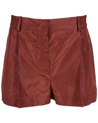 Valentino - Pressed-Crease Tailored Shorts - Lyst