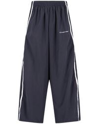 Balenciaga - Polyester Track Pants - Lyst