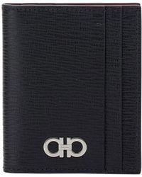 Ferragamo - Card-Holder With Gancini Detail - Lyst