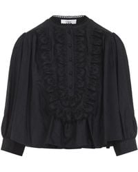 Chloé - Blouse À Détails Froncés Shirt - Lyst