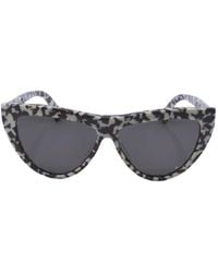 Bottega Veneta - Sunglasses Cat Eye Full Rim, Ivory Havana Frame And Lens Bv1018S006 - Lyst
