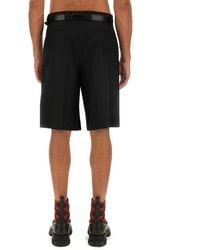 Gucci - Shorts Wool-Blend Twill Polyester - Lyst