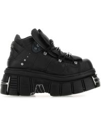 Vetements - Leather New Rock Sneakers - Lyst