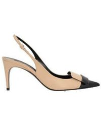 Sergio Rossi - Sr1 Two-Toned Slingback Pumps - Lyst