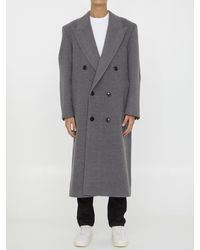 Ami Paris - Double-breasted Coat - Lyst