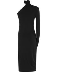 chinese dress ladies Alexander Wang mid-length pleated black dress – Loop Generation main image 0