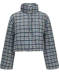 GONGDID DESIGN - Short Padded High-Neck Jacket - Lyst