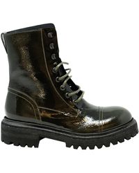 Roberto Del Carlo - Roberto Patent Leather Felce Boots - Lyst