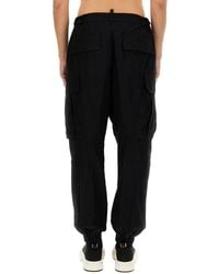 DSquared² - Icon New Generation Cargo Pants Cotton Trousers - Lyst