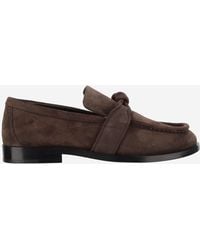Bottega Veneta - Loafers Astaire Suede Calf Leather Sandal - Lyst