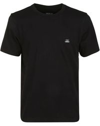 C.P. Company - Chest Logo Regular Plain T-shirt - Lyst