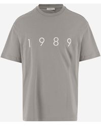 1989 STUDIO - Cotton T-Shirt With Logo - Lyst