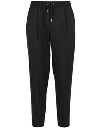 Moncler - Logo Printed Drawstring Pants - Lyst