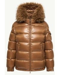 Moncler - Moncler Fur-Trimmed Quilted Down Jacket - Lyst