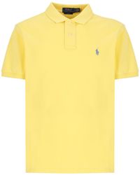 Polo Ralph Lauren - T-shirts And Polos Yellow - Lyst