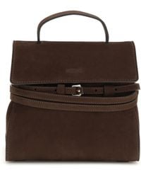 Moschino - Handbag Tie Me Calf Leather Handbags - Lyst