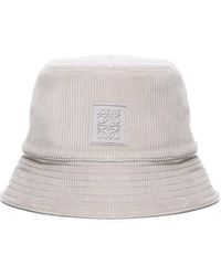 Loewe - Corduroy Patch Bucket Hat - Lyst