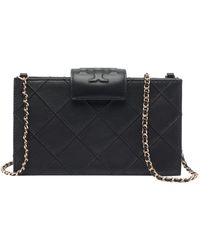 Tory Burch - Fleming Leather Wallet On Chain - Lyst