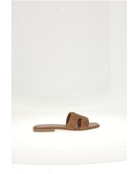 Celine - Mule Triomphe 15 Calf Leather Sandal - Lyst