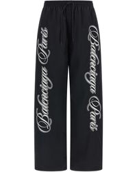Balenciaga - Cursive Reversible Pants - Lyst