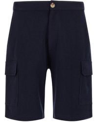 Brunello Cucinelli - Cotton Bermuda Shorts - Lyst