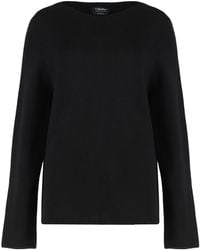 Max Mara - Crew Neck Sweater Wool And Cashmere - Lyst