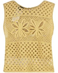 Pinko - Gonzano Sleeveless Top Viscose Tops - Lyst