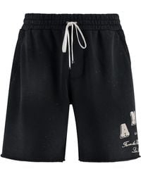 Amiri - Cotton Bermuda Shorts - Lyst