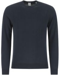 Aspesi - Dark Cotton Sweater - Lyst