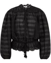 Isabel Marant - Blouse Long Sleeves Cotton Blouses - Lyst