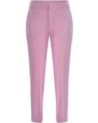 Dondup - Trousers Ariel 27Inches Made Of Linen Blend - Lyst