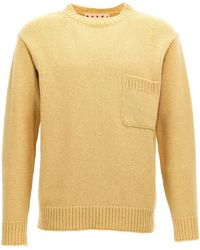 Marni - Crew Neck Wool Sweater - Lyst