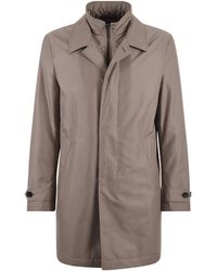 Fay - Double Front Raincoat - Lyst