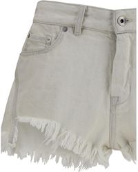 Rick Owens - Shorts Temple Bias Cutoffs - Lyst