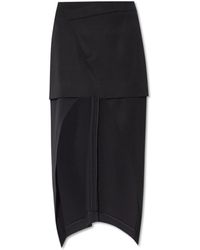 McQueen - Asymmetrical Skirt - Lyst