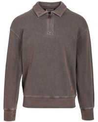 Carhartt - Polo Harper Tobacco Garment Dyed - Lyst