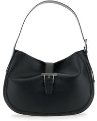McQueen - Shoulder Bag With Adjustable Shoulder Strap And T Buckle Closure On The Front - Lyst