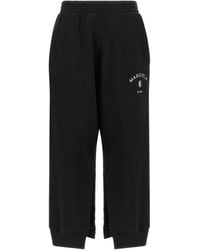 MM6 by Maison Margiela - Mm6 Maison Margiela Logo-Embroidered Cotton Joggers - Lyst
