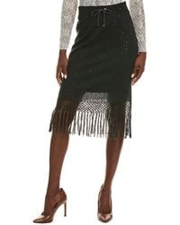 Brunello Cucinelli - Silk Blend Pencil Skirt - Lyst