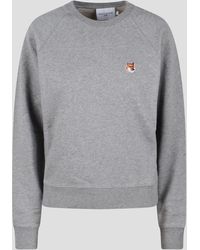 Maison Kitsuné - Fox Head Patch Regular Sweatshirt - Lyst