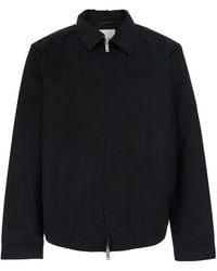 Calvin Klein - Jacket With Classic Collar And Zip Closure On The Front - Lyst