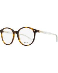 Bally - Oval Eyeglasses By5030 052 52Mm Plastic (Acetate) - Lyst