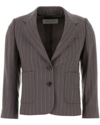 Dries Van Noten - Embroidered Wool Blend Bamis Blazer - Lyst