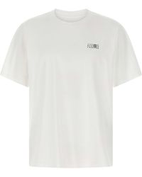 MM6 by Maison Margiela - Printed T-Shirt Cotton - Lyst