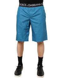 Dolce & Gabbana - Logo Waistband Beachwear Shorts Swimwear Nylon - Lyst