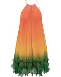 Casablancabrand - Silk Cocktail Dress - Lyst