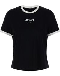 Versace - Top With Print - Lyst