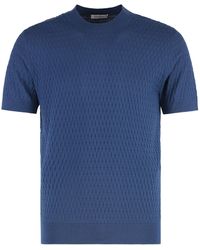 Paolo Pecora - Cotton Short Sleeve Sweater - Lyst